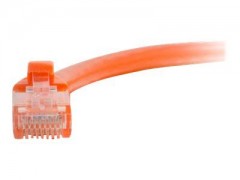 Kabel / 0.5 m Mlded/Btd Orange CAT5E PVC