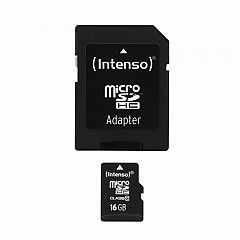 Micro SD Card 16GB Class 10 inkl. SD Adapter