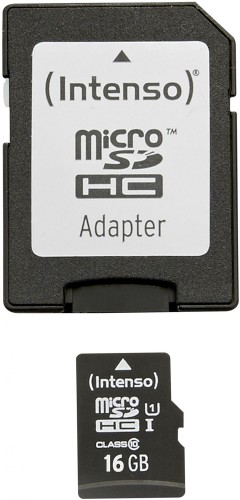 Micro SD Card 16GB UHS-I inkl. SD Adapter
