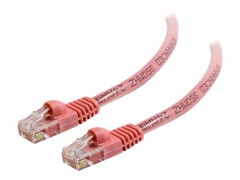 Kabel / 10 m Mlded/Btd Pink CAT5E PVC UT