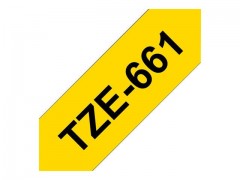 Schriftbandkassette TZE661 / gelb / schw