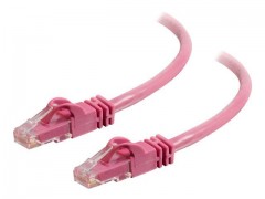 Kabel / 1 m Pink CAT6 PVC Snagless UTP P