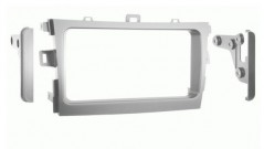 Radioblende Doppel-/1-DIN Set TOYOTA Corolla 2009-, silber